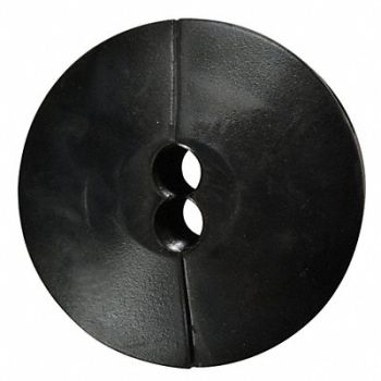 SPEEDAIRE Bumper Stop 1/4 in Polypropylene/PVC, 45N324