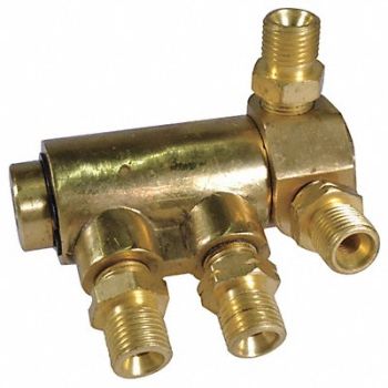 SPEEDAIRE Swivel Steel 9/16 in MUNF Inlet, 45N326