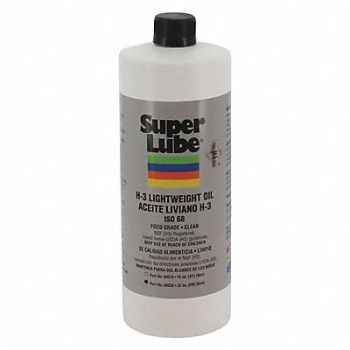 SUPER LUBE H3 Direct Food ContactOil Bottle 1 qt., 45NA73