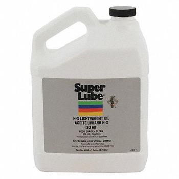 SUPER LUBE H3 Direct Food ContactOil Bottle 1 qt., 45NA74