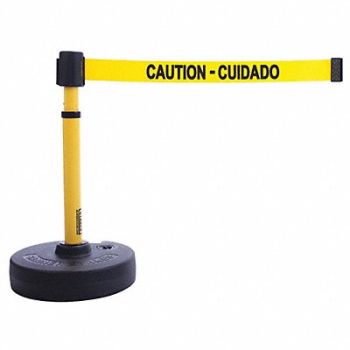 BANNER STAKES PLUS Barrier System Caution - Cuidado, 45NC15