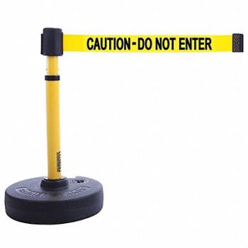 BANNER STAKES Barrier System Caution - Do Not Enter, 45NC16