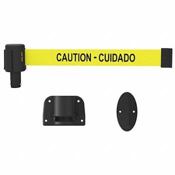 BANNER STAKES Belt Barrier Caution - Cuidado, 45NC38