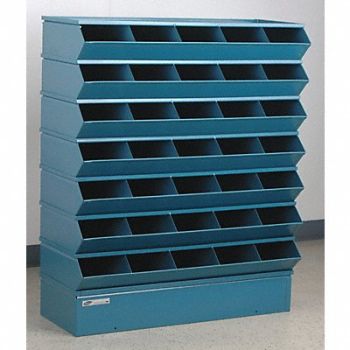STACKBIN J4601 Sectional Bin Unit 35 Blue 44-1/2 in H, 45NH55