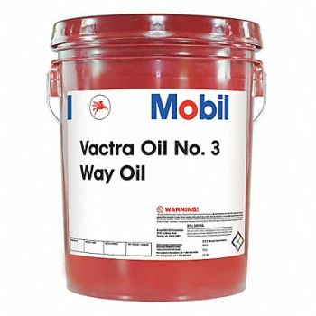 MOBIL Way Oil Amber Mineral 5 gal., 45NM36