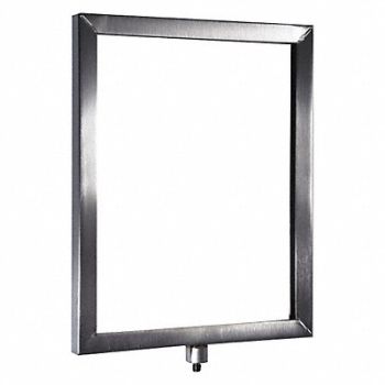VISIONTRON Sign Frame Post Mount 11 in.L x 14 in.H, 48KR99