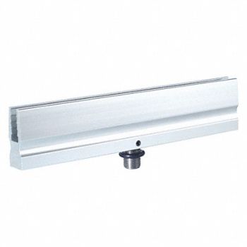 VISIONTRON Sign Bracket Polished Chrome 1-1/4 in H, 45NU21