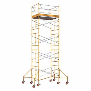 BIL-JAX Scaffold Tower 21 ft H 2000 lb., 45NU29