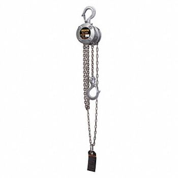 HARRINGTON Mini Chain Hoist 500 lb 20 ft Lift, 49CY84