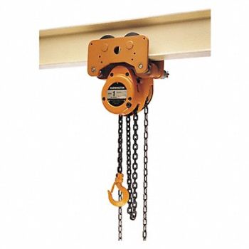 HARRINGTON Hoist/Trolley 10000 lb 10 ft Lift, 49CY91