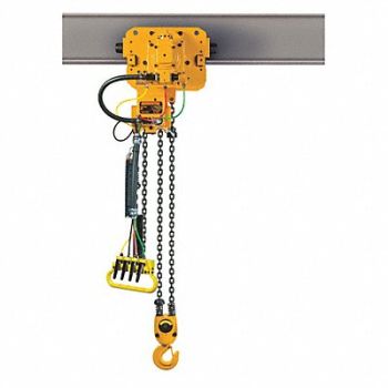 HARRINGTON Air Chain Hoist Powered Trolley 1000 lb., 45NV58