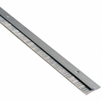 NATIONAL GUARD Door Sweep 3 ft A. Aluminum Nylon Brush, 45NW08