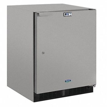MARVEL SCIENTIFIC Undercounter Refrigerator Silver 115V, 45NW38
