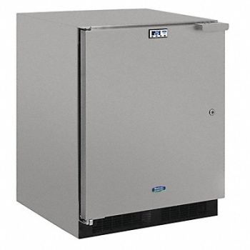 MARVEL SCIENTIFIC Undercounter Refrigerator Silver 115V, 45NW39