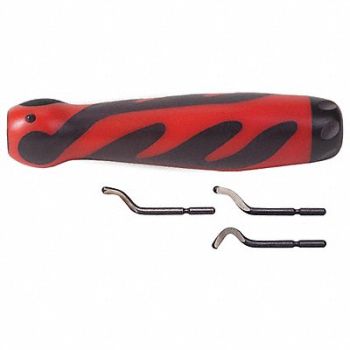 SHAVIV Deburring Tool Set Plastic Hi Speed Stl., 45NX79