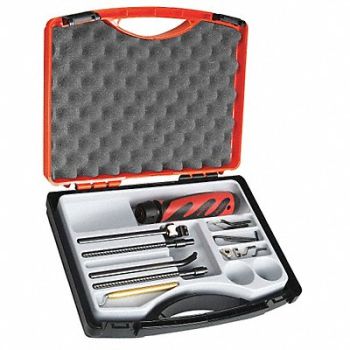 SHAVIV Deburring Tool Set Plastic Hi Speed Stl., 45NX97