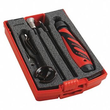 SHAVIV Deburring Tool Set Plastic Hi Speed Stl., 45NY01
