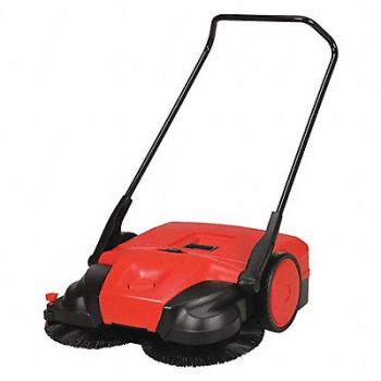 BISSELL COMMERCIAL Walk Behind Sweeper Poly 13.2 gal., 45NY63