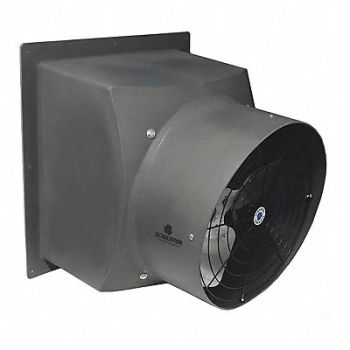 SCHAEFER Hazrd Loc ExtFn 16In Bl Alum 115/230V, 45PE31