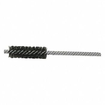 WESTWARD Double Spiral Tube Brush 0.005 Wire PK10, 45PE83