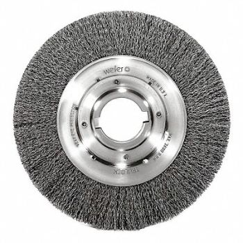 WESTWARD Wire Wheel Brush Max RPM 3600 1-1/8in W, 45PE84