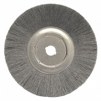 WESTWARD Wire Wheel Brush Max RPM 3000 3/4 in W, 45PF02