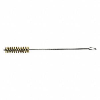 WESTWARD Single Spiral Tube Brush Brass PK10, 45PF09