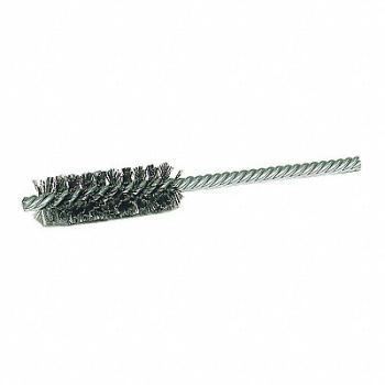 WESTWARD Double Spiral Tube Brush 0.006 Wire PK10, 45PF11