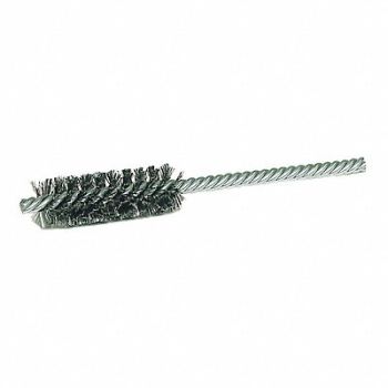 WESTWARD Double Spiral Tube Brush SS PK10, 45PF12