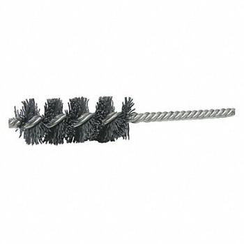 WESTWARD Spiral Tube Brush Abrasive Nylon PK10, 45PF20
