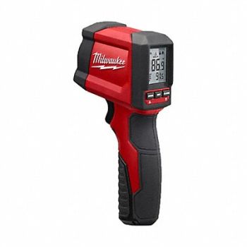 MILWAUKEE IR Therm 1 @ 10 -22 to 752 Deg F, 45PF89