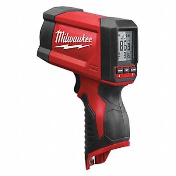 MILWAUKEE IR Therm 1 @ 12 -22 to 1022 Deg F, 45PF96