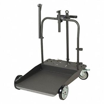 LINCOLN Lubrication Trolley 55 gal 27 in H, 45PG80