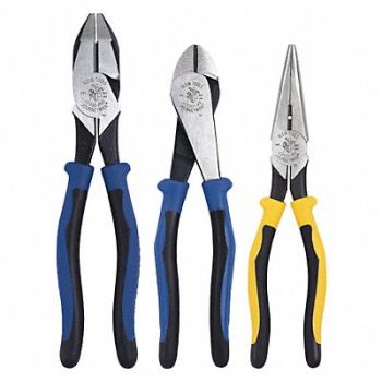 KLEIN TOOLS Plier Set Ergonomic 3 Pcs, 45PZ52