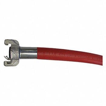 CONTINENTAL Air Hose 3/4 ID x 100 ft L Red, 48XU91
