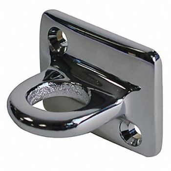 LAWRENCE METAL Wall Plate Polished Chrome 1-5/8 in H, 45RL98