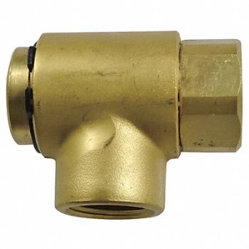 SPEEDAIRE Swivel 90 Deg Steel 1/2 in FNPT Inlet, 45T425