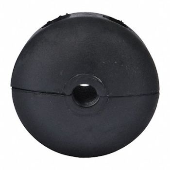 SPEEDAIRE Bumper Stop 1/4 in Polypropylene/PVC, 45T437
