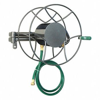 YARD BUTLER Garden Hose Hanger Steel 16 7/8 in W, 45TR68