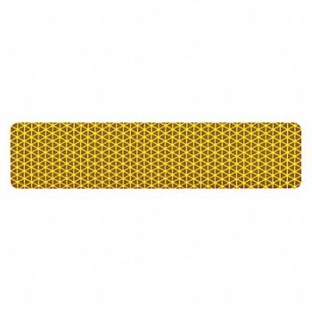ORALITE Reflective Tape Yellow 9 in L 2 in W, 45TR99