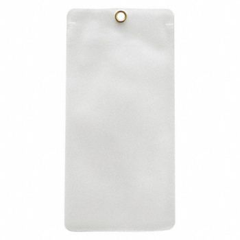 GRAINGER APPROVED Tag Protector 8-7/8 Hx4-1/2 W PK100, 45TU90