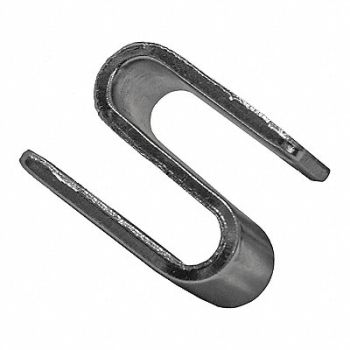 QUANTUM STORAGE SYSTEMS Shelf S Hook 1/2inx1inx1/2in Silver PK8, 45TW32
