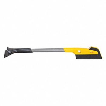 TRUE TEMPER Snow Brush Aluminum 32 in Handle L, 45TX43