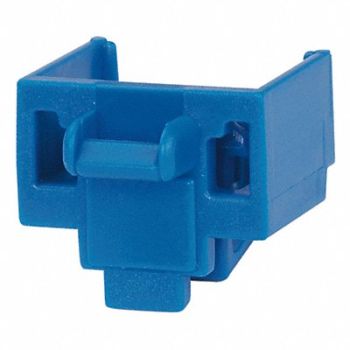 PANDUIT Network Blackout Jack Copper Blue Pk10, 45U609