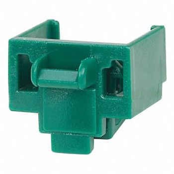 PANDUIT Network Blackout Jack Copper Green PK10, 45U610