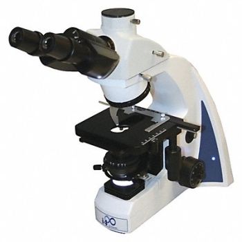 LW SCIENTIFIC Trinocular Microscope 6-7/64 in W LED, 45UA26