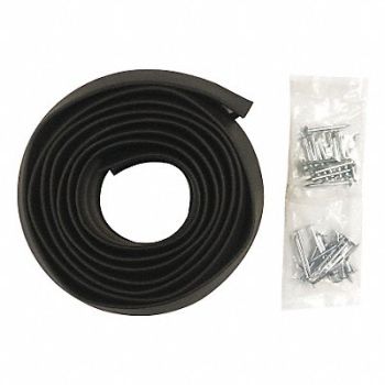 FROST KING Door Bottom Seal Rubber Black 16 ft., 45UA98