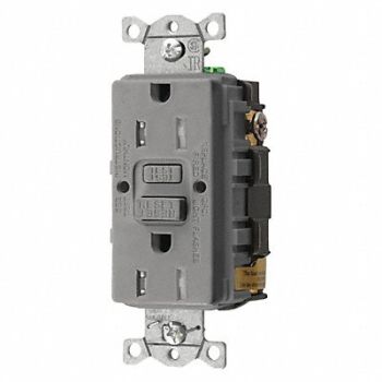 HUBBELL GFCI Rceptcle Commer. Gr 15A 0.5 HP, 45UF30