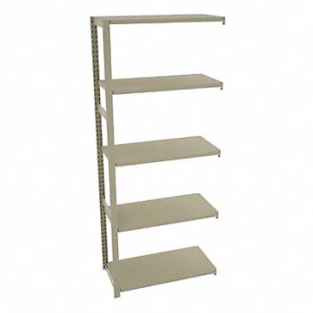 TENNSCO Boltless Shelving 18x90x36in AdOn, 45UW56