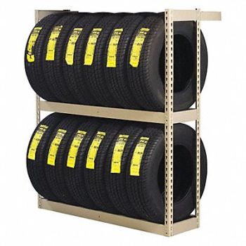 TENNSCO Single Sided Boltless Tire Rack 60 in H, 45UW73